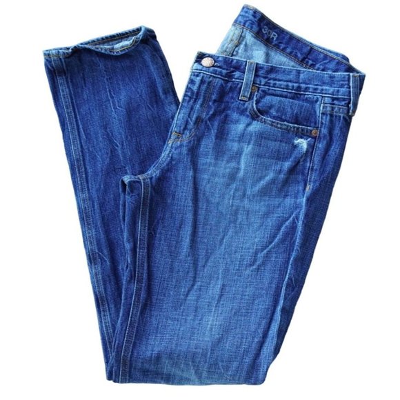 J Crew Vintage Matchstick Jeans Distressed Size 30 R - Picture 7 of 15